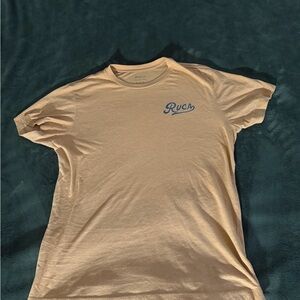 RVCA Yellow Short Sleeve Tee